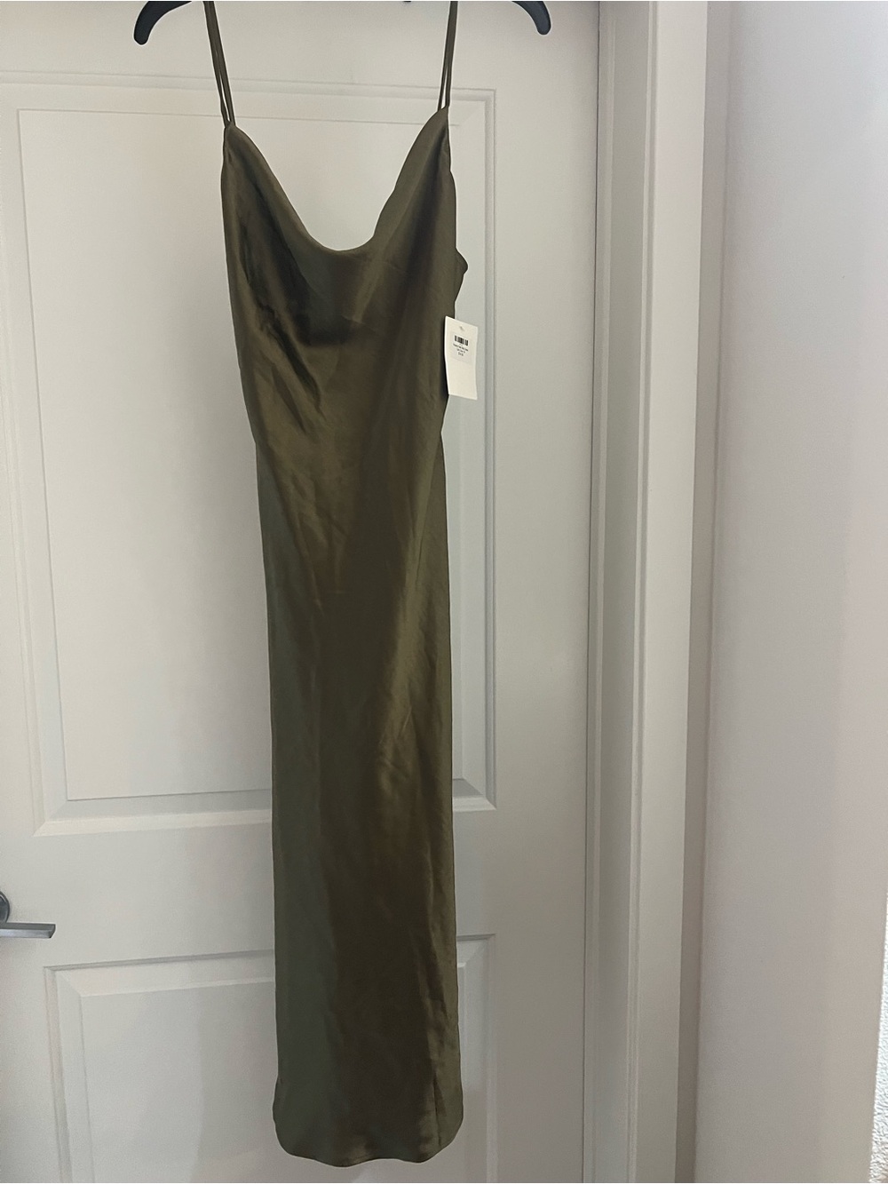 Animari satin midi dress